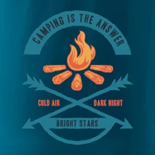 Camping oheň Camping oheň