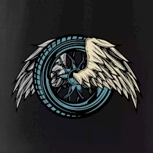 Moto koleso s krídlami