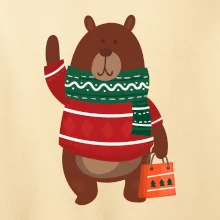 Medveď s darčekom