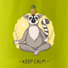 Yoga - keep calm kreslený