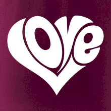 Love nápis jednoduchý