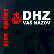 DHZ (oheň, firesport, názov sboru - vlastný nápis)