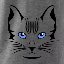 Mačka hlava skica Mačka hlava skica