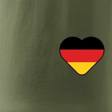 Germany love prso - Nemecká vlajka