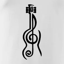 Husľový kľúč gitara