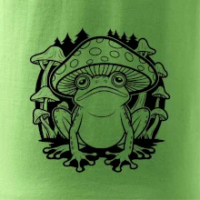 Goblincore čierna hubožaba