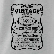 Vintage Etiketa - 1980 Vintage Etiketa - 1980