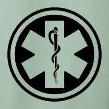 Rescue logo samostatné guľaté