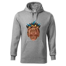 Mayová maska hnedá