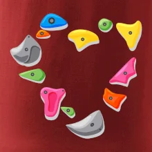 Lezenie na stene - srdce