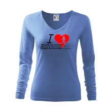 I love running dievča