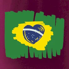 Brazília vlajka srdca