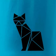 Origami mačka z boku