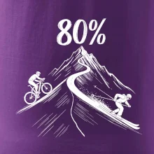 Narodeniny cyklista a lyžiar 80