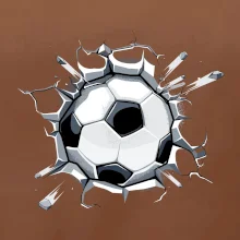 Futbalová lopta v triku Futbalová lopta v triku