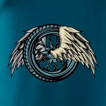 Moto koleso s krídlami