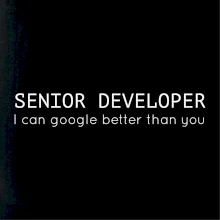 Senior developer google better than you