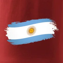 Argentína vlajka obhrýzaná