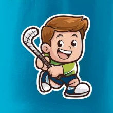 Ikona pozemný hokej chlapec