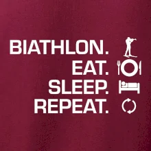 Biathlon Eat Sleep Repeat