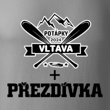 K vode - pádla hory (vlastný nápis) K vode - pádla hory (vlastný nápis)