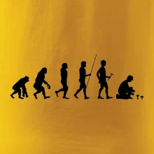 Evolúcia hubár muž Evolúcia hubár muž