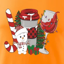 Vianoce, víno a snehuliak