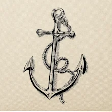Kotva kreslená ceruzkou