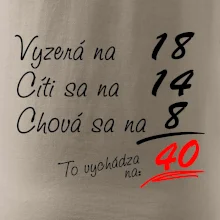 Vyzerá, cíti sa, chová sa - 40 rokov Vyzerá, cíti sa, chová sa - 40 rokov
