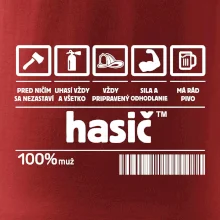 Čiarový kód - Hasič / hasička