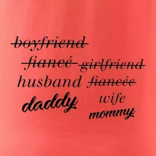 Partnerské tričko nastávajúci rodičia