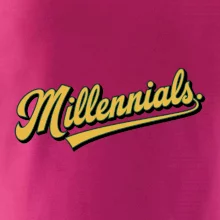 Generace Y - Millennials žlutý nápis
