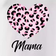 Srdce růžové - mama (Pecka Design)