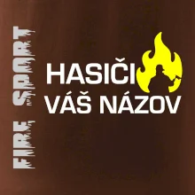 Hasiči - Váš názov - FLUO + Reflexná potlač