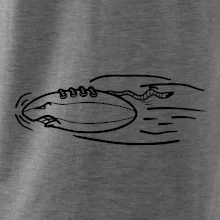 Americký futbal letiaca lopta Americký futbal letiaca lopta