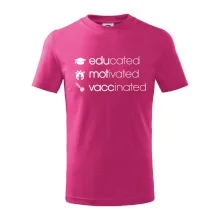 Educated motivated vaccinated
