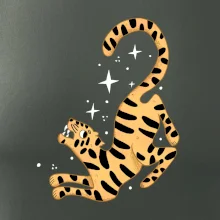 Tiger s hviezdami (studio-arte.cz)