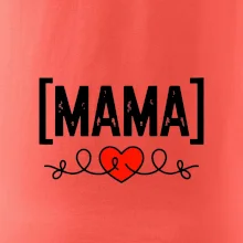 Nápis mama a srdce