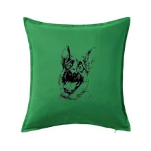 Čiernobiela karikatúra Nemecký ovčiak