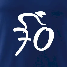 Cyklista oslavuje sedemdesiatku (70)