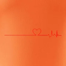 Poker EKG srdce červené