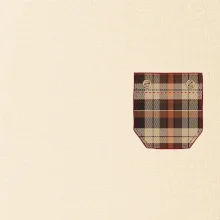 Flanelové triko hnědé