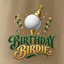 Narozeninové birdie s golfovým míčkem