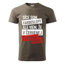 Síce som farboslepý, ale viem, že v červenej vyzerám dobre Síce som farboslepý, ale viem, že v červenej vyzerám dobre