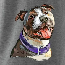 Americký stafordšírsky teriér kreslený