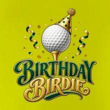 Narozeninové birdie s golfovým míčkem