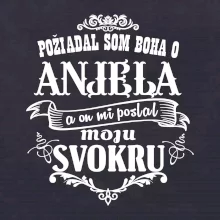 Požiadal som Boha o anjela a on mi poslal moju svokru
