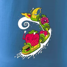 Milkshake vlak kreslený