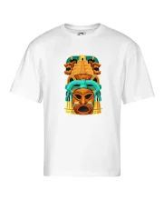 Mayová maska s pyramídou