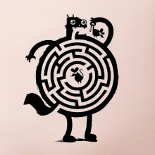 Mačka a myš bludisko